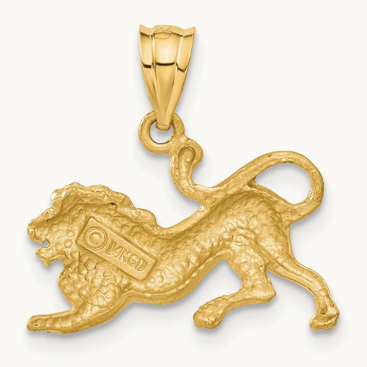 Lion Charm, 14K