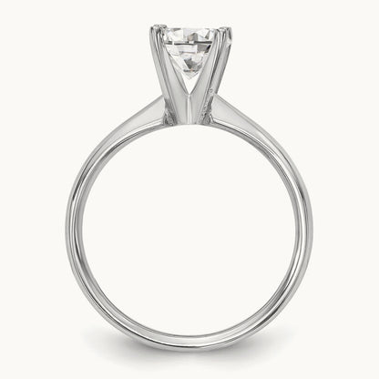 1.25ct. Lightweight 4-Prong Solitaire Mounting, 14K White Gold