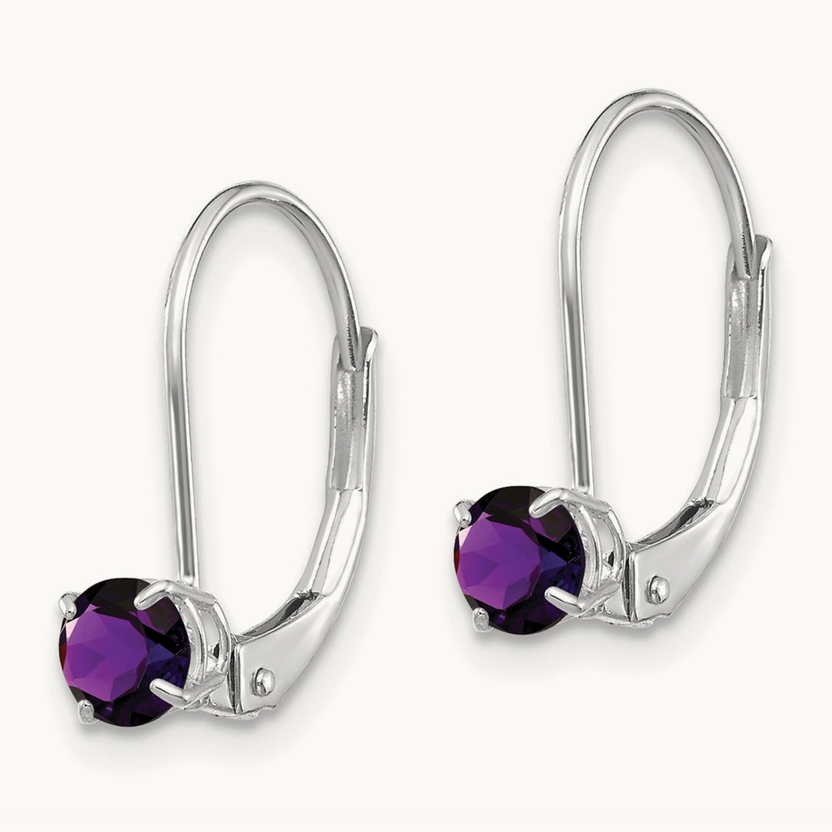 Amethyst/February Earrings — photo set