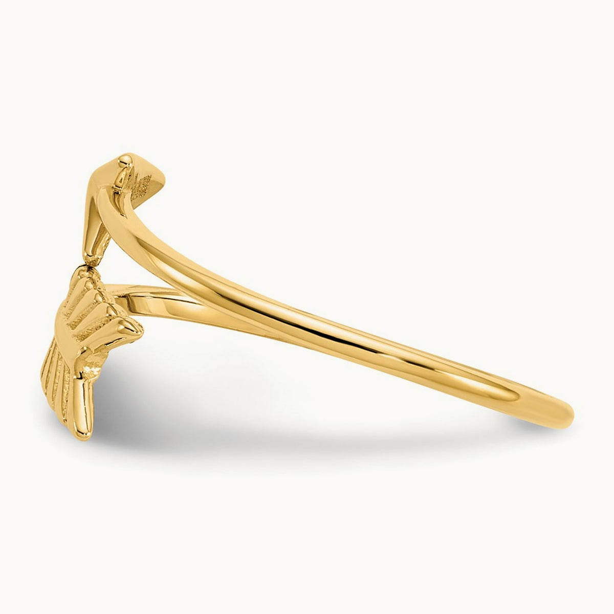 Polished Arrow Ring, 14K