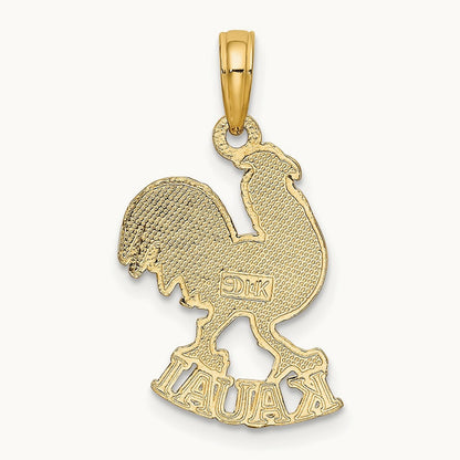 KAUAI Rooster Charm, 14K