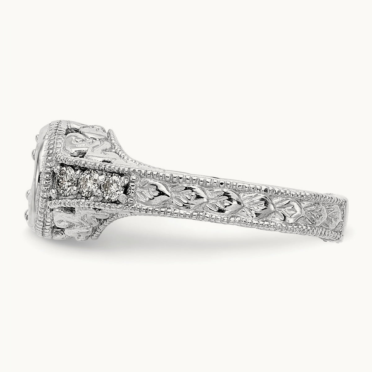 Semi-Mount Engagement Ring — 1/4 ct, 7