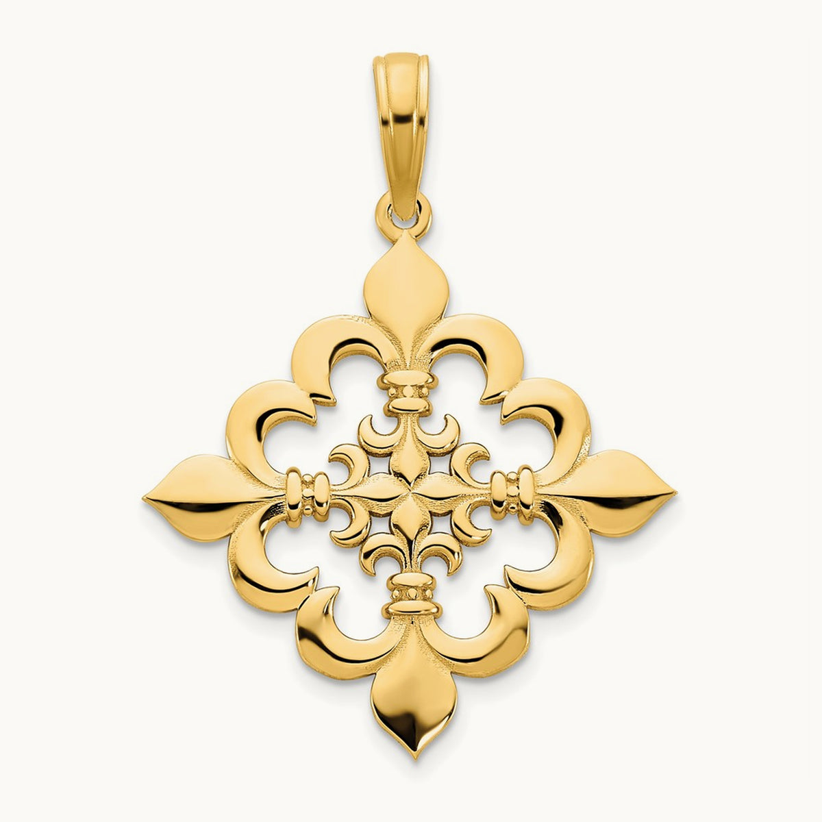 Fancy Pendant, 14K