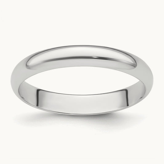 Half-Round Featherweight Band — 3mm