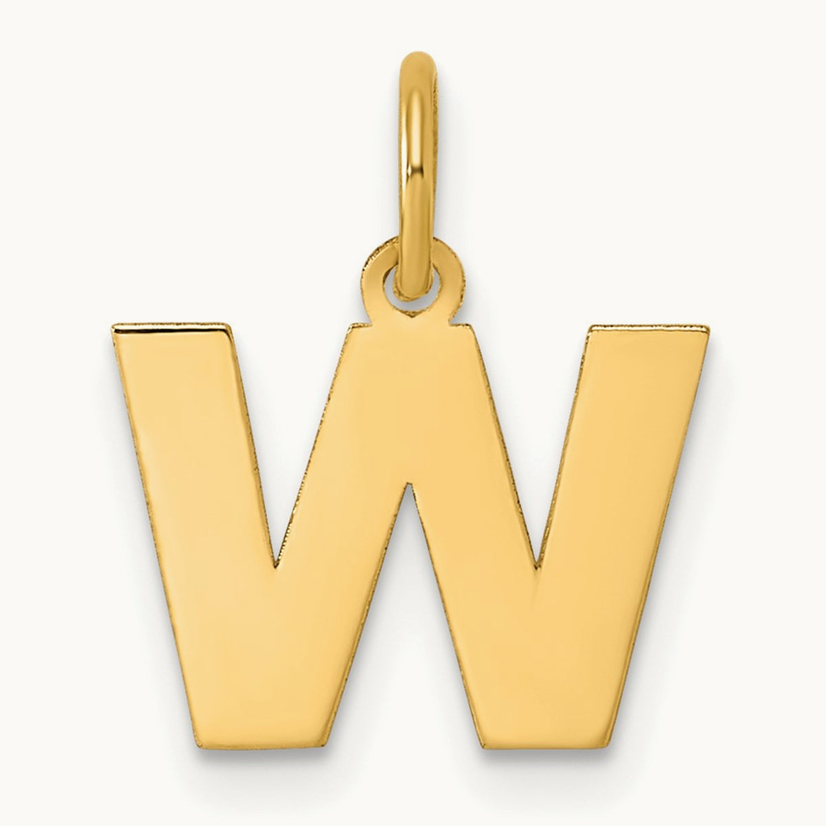 Initial Pendant — W