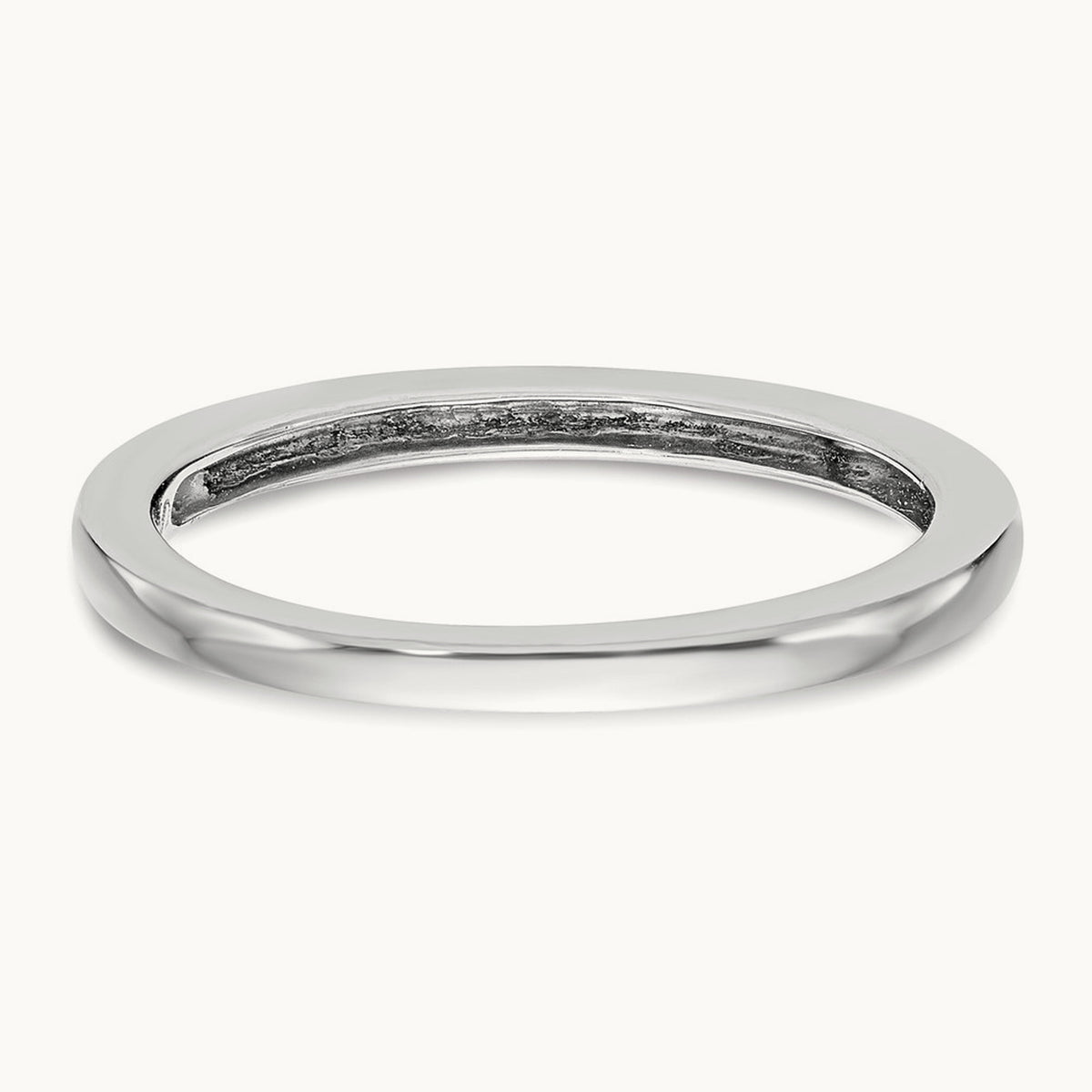 Polished Wedding Band, 14K White Gold