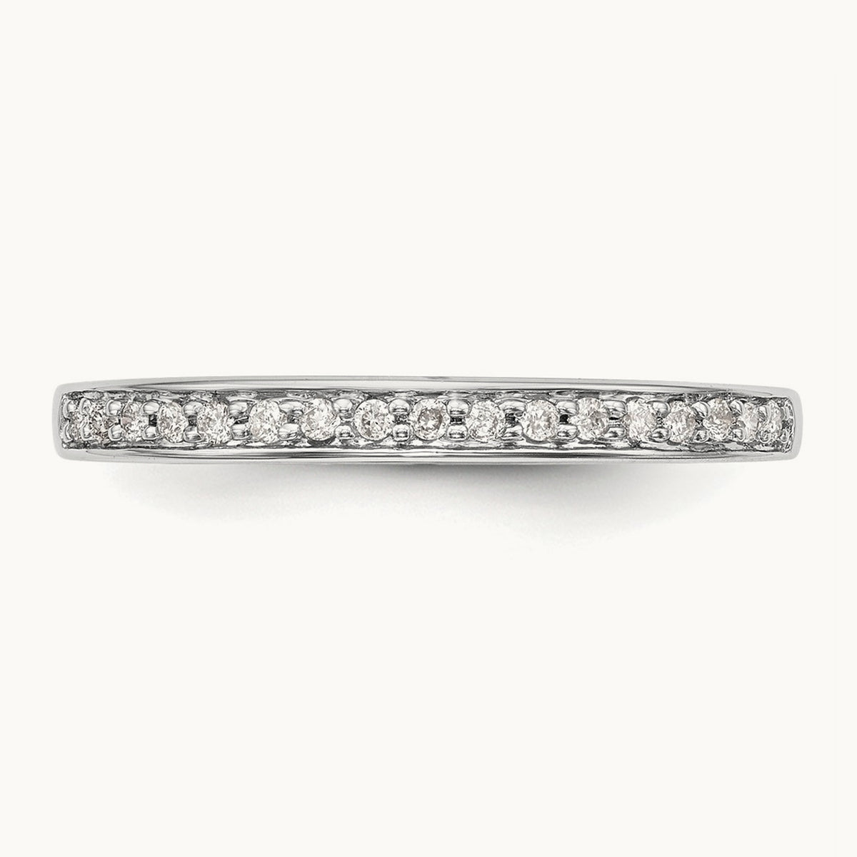 Diamond Band, 14K White Gold