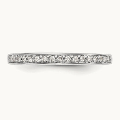 Diamond Band, 14K White Gold