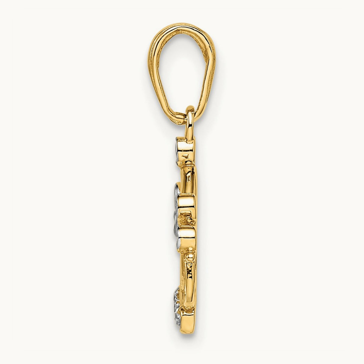 and Diamond-cut Crown Pendant — photo set