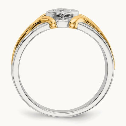 Men's Ring, 0.15 ct tw Lab-Grown Diamond