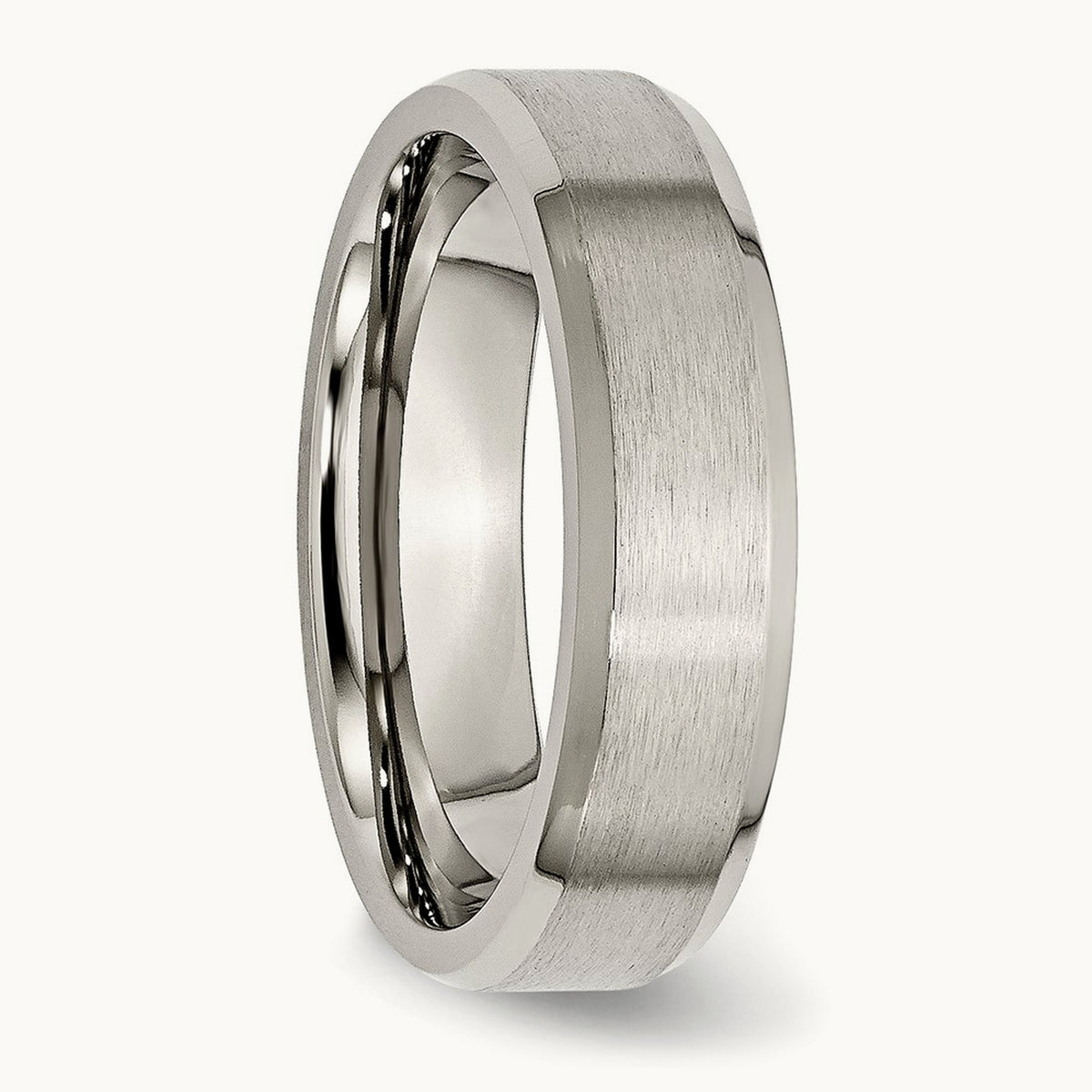 Brushed with Polished and Beveled Edge Band — photo set (2)