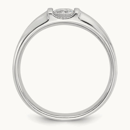 IBGoodman Men's Diamond Complete Ring, 14K White Gold