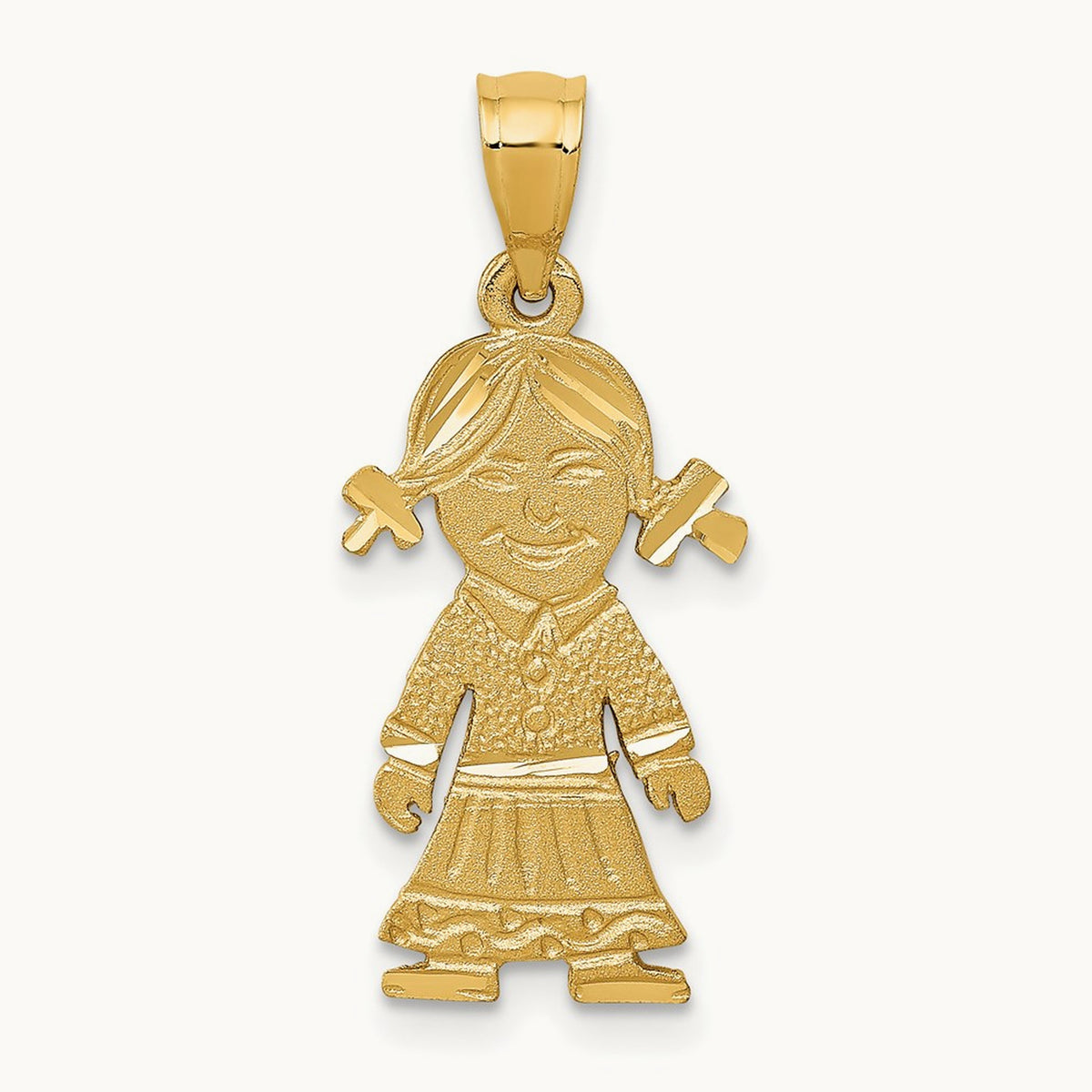 Girl Charm, 14K