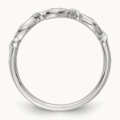 Diamond Band, 14K White Gold
