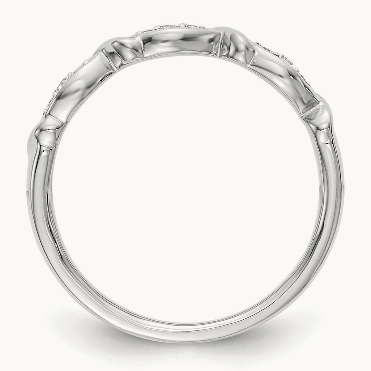 Diamond Band, 14K White Gold