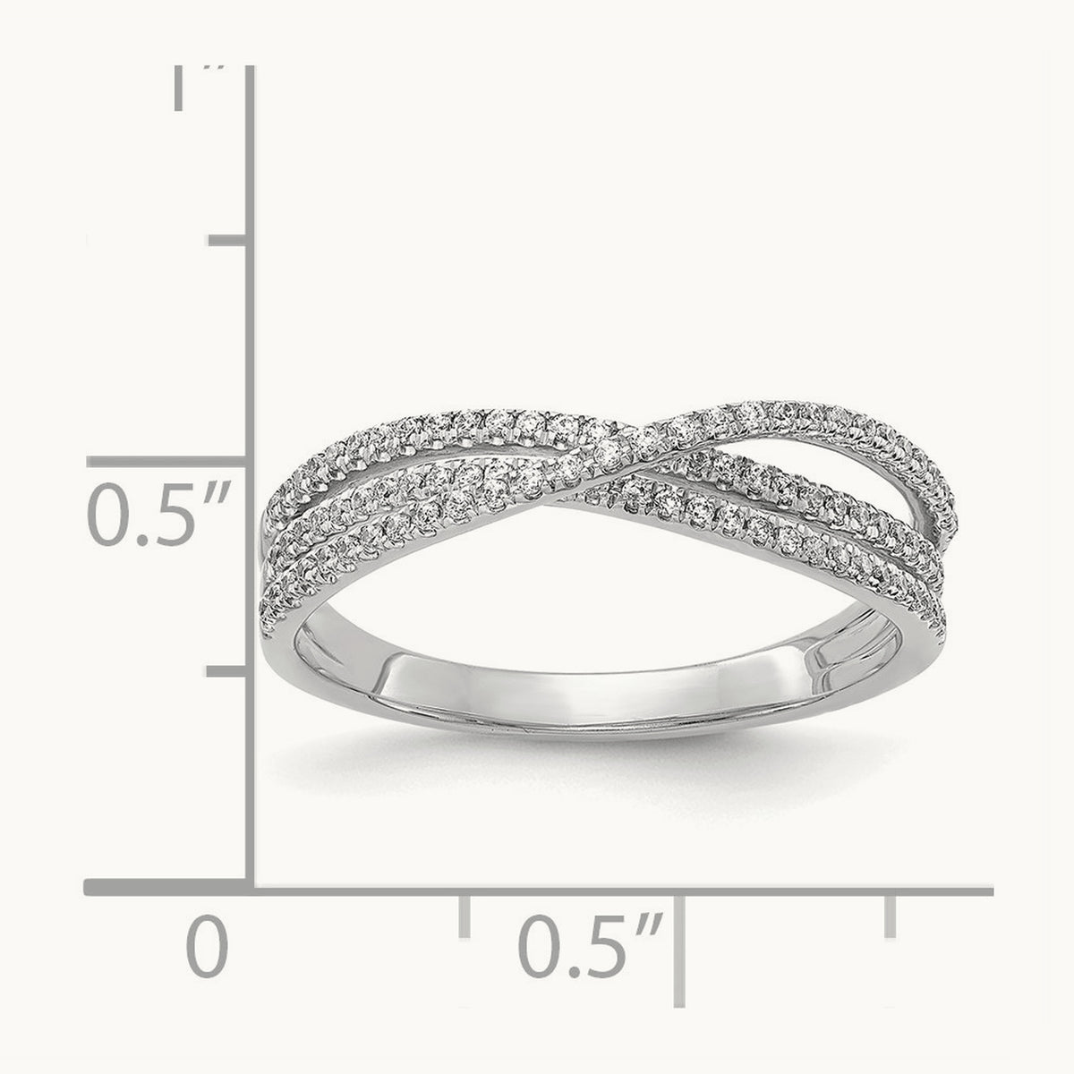 Diamond Ring, 14K White Gold