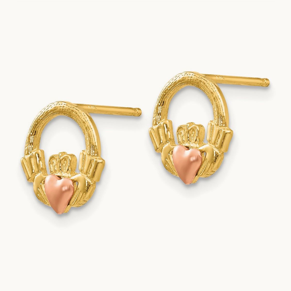 Claddagh Post Earrings — photo set
