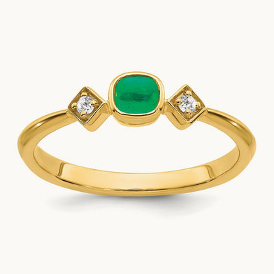 Emerald and Diamond Ring — photo set