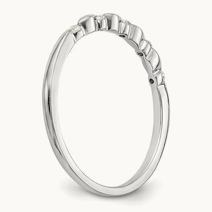Diamond Band, 0.07 ct tw — 14K White Gold