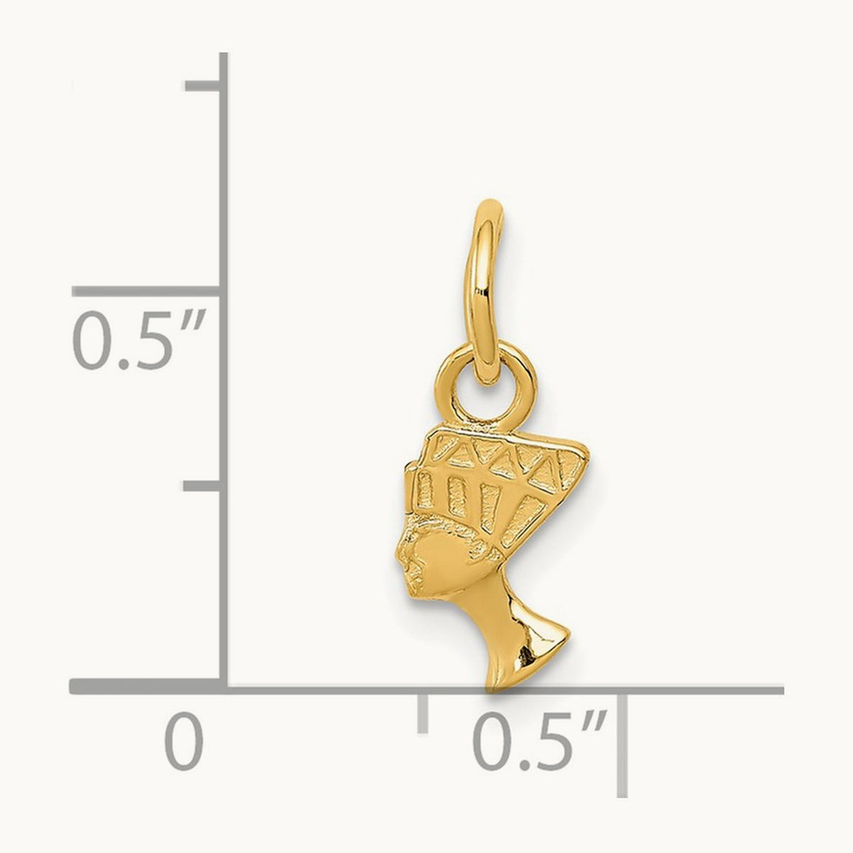 Nefertiti Charm, 14K