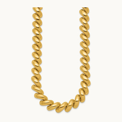 Polished San Marco Necklace, 14K