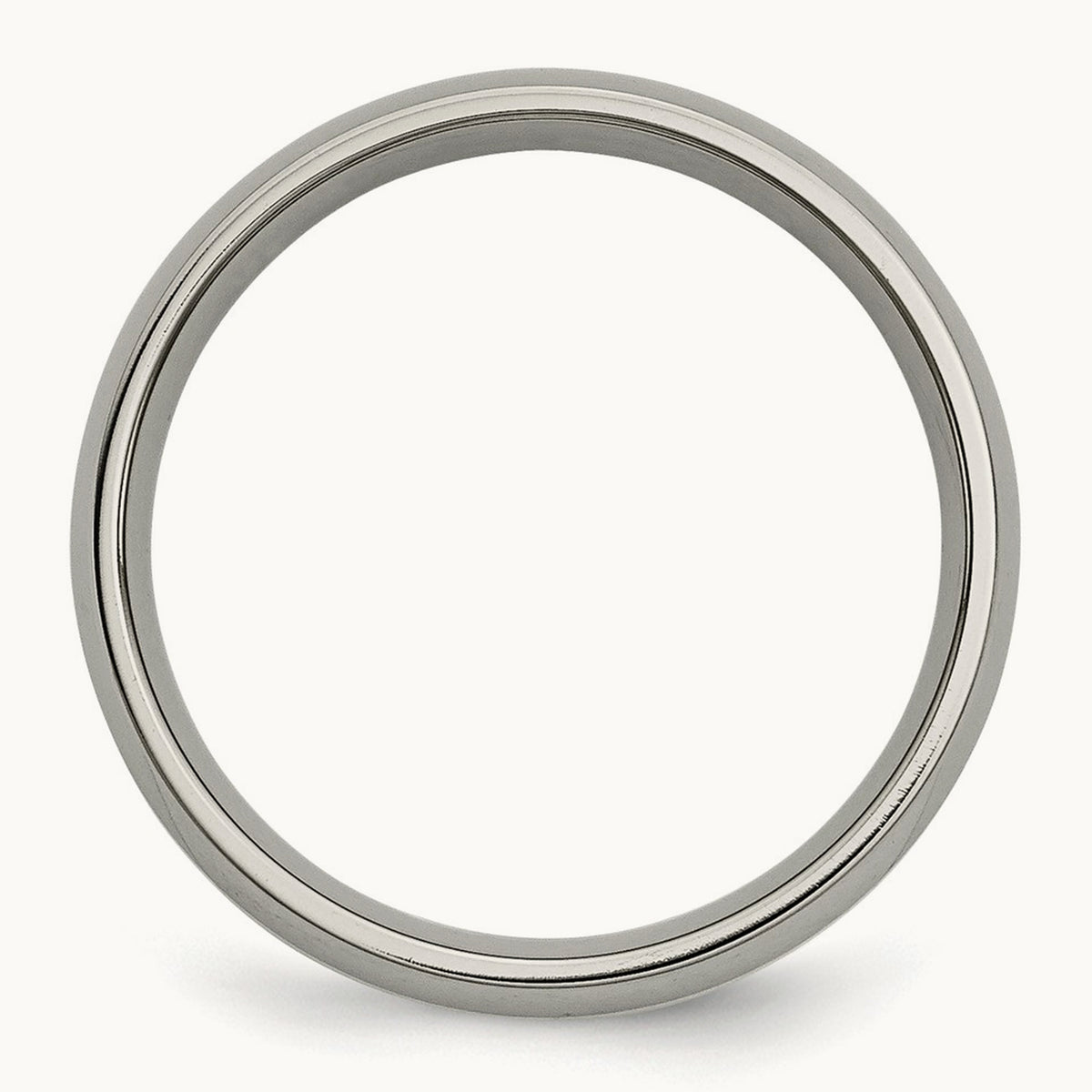 Polished w/ Inlay Band — 14K Two-Tone Gold, 5mm