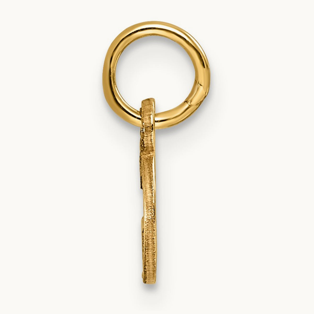 Cutout Letter G Initial Pendant, 14K Yellow Gold