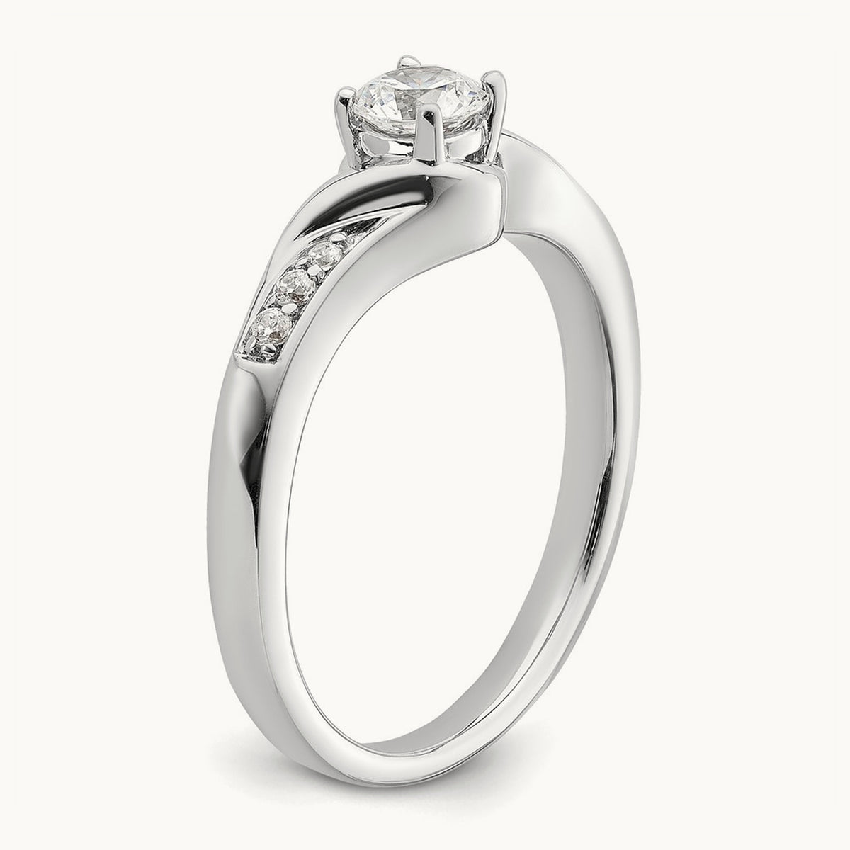 Semi-Mount Engagement Ring, 0.05 ct tw