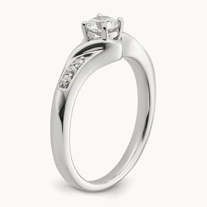Semi-Mount Engagement Ring, 0.05 ct tw