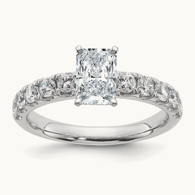 Radiant Engagement Ring — 1 3/4 ct, 7