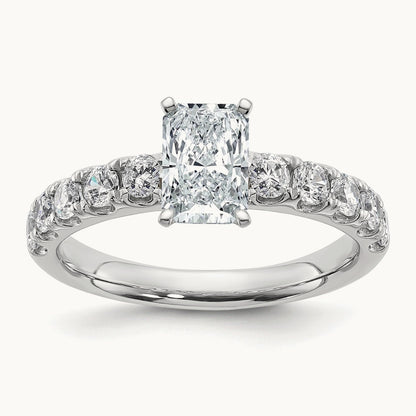 Radiant Engagement Ring — 1 3/4 ct, 7