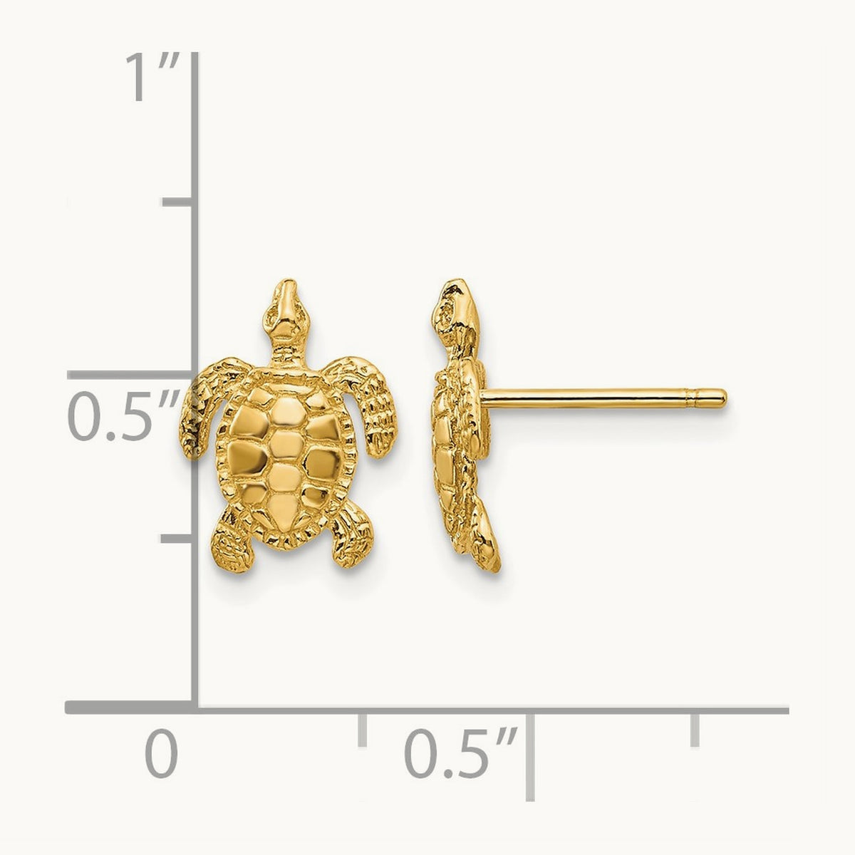 Sea Turtle Post Earrings — photo set