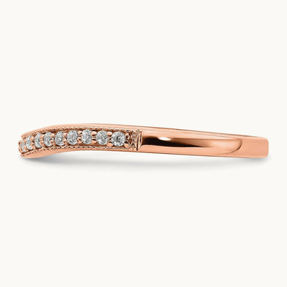 Matching Wedding Band, 0.15 ct tw