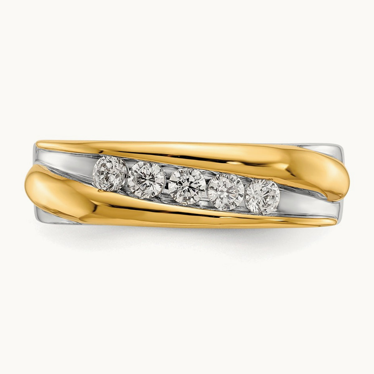 Men's Ring, 0.50 ct tw Lab-Grown Diamond