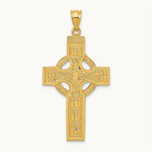 Celtic Cross Pendant, 14K