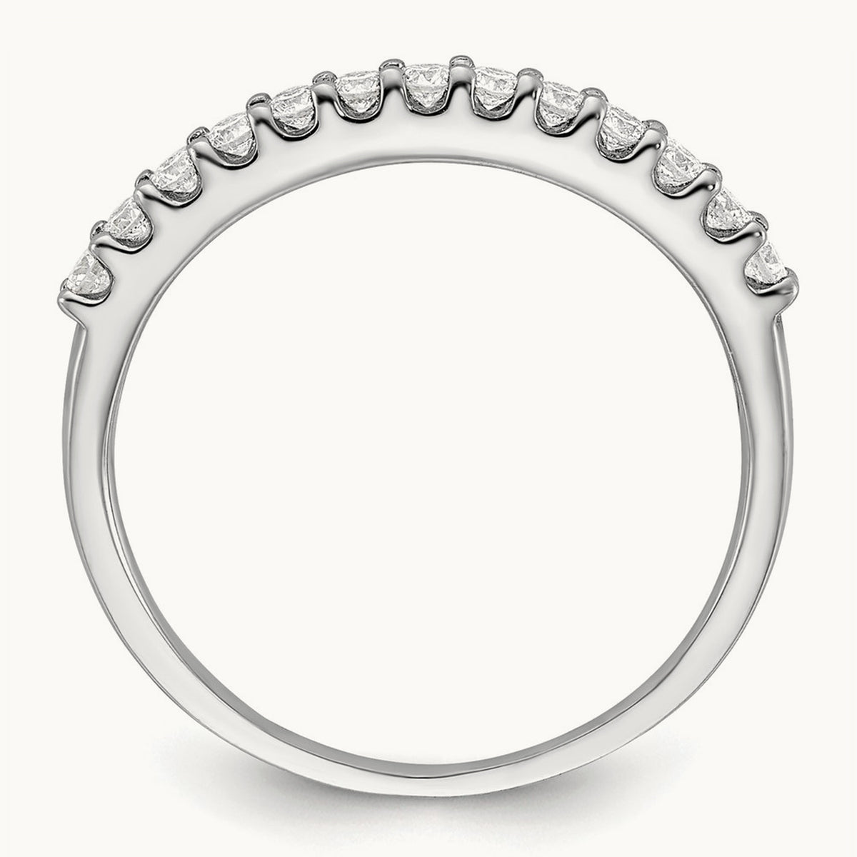 Diamond Band, 14K White Gold