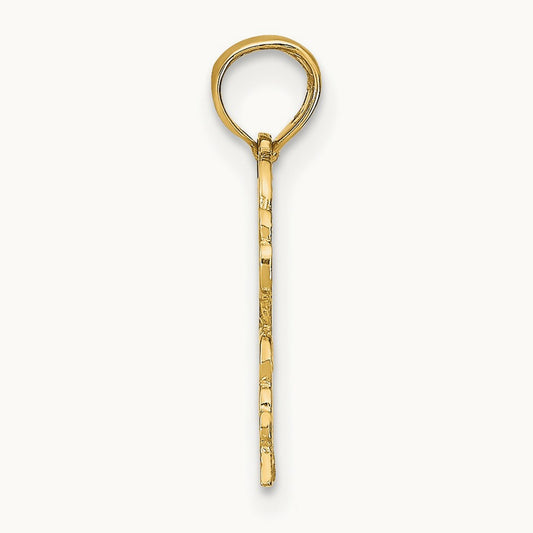 CANCER Zodiac Charm — 14K Yellow Gold