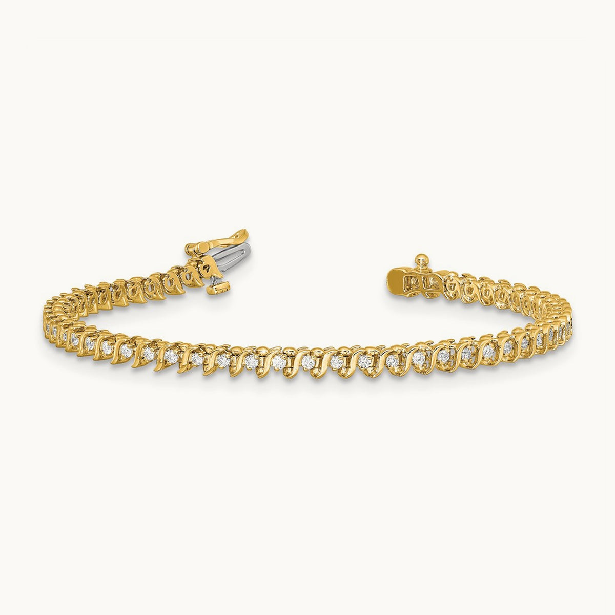 Round Tennis Bracelet, 1.00 ct tw Lab-Grown Diamond