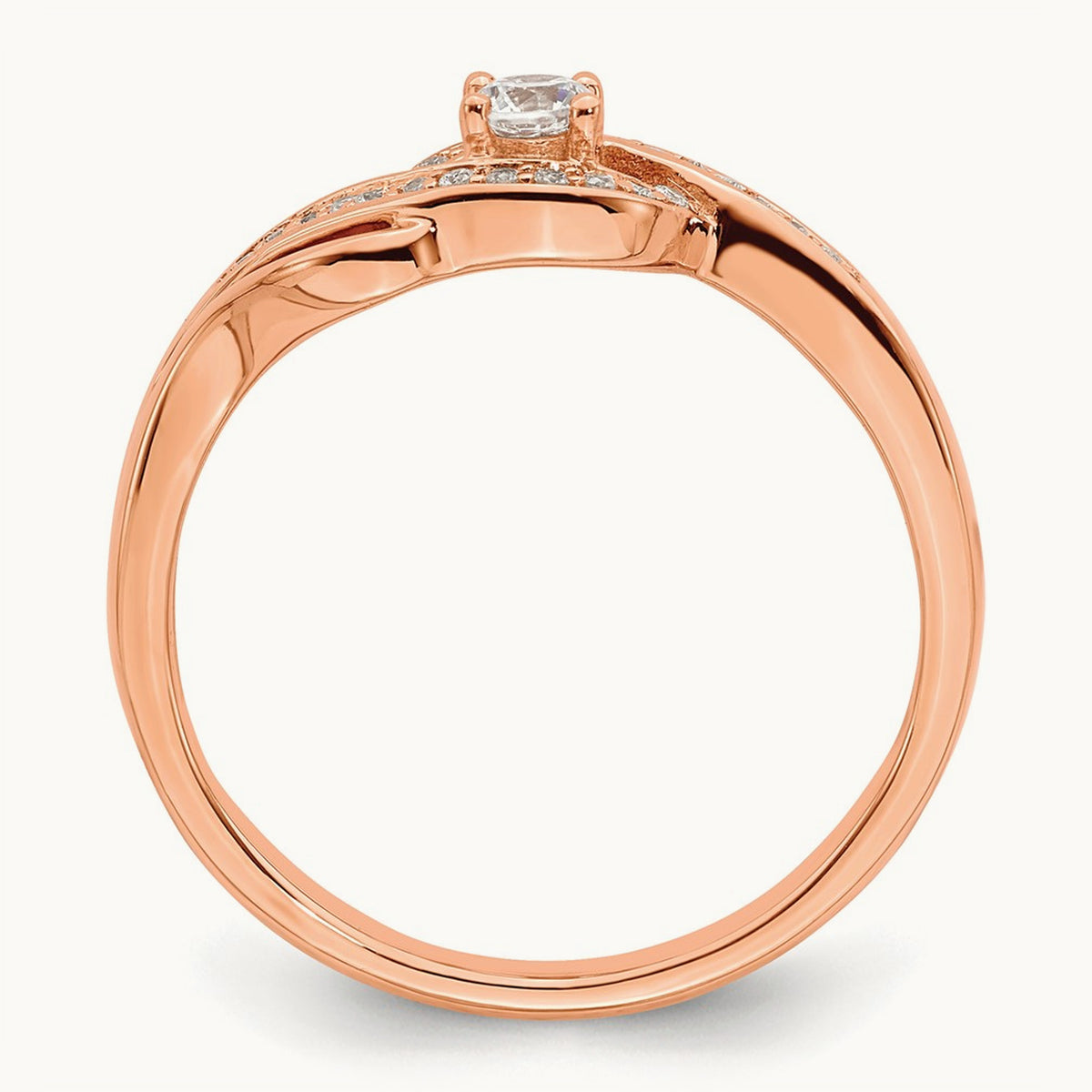 Petite Engagement Ring, 0.20 ct tw Lab-Grown Diamond