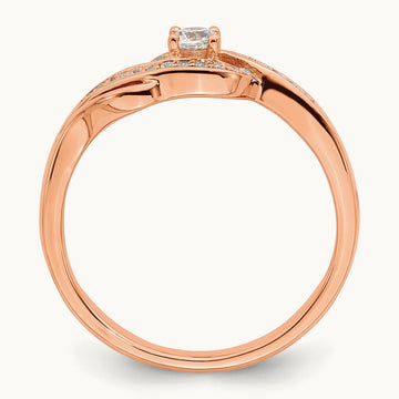 Petite Engagement Ring, 0.20 ct tw Lab-Grown Diamond