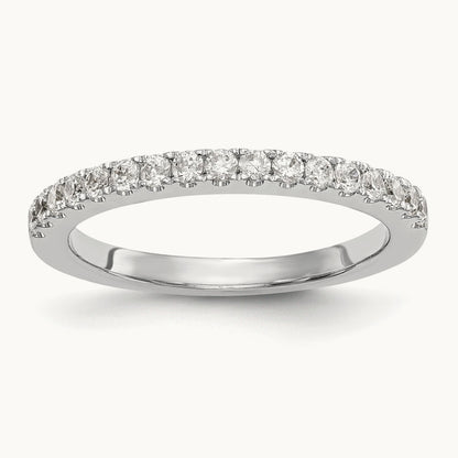 Diamond Wedding Band, 14K White Gold