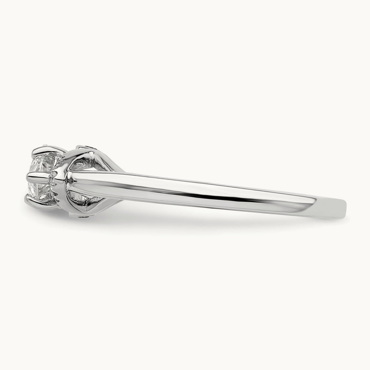 Semi-Mount Engagement Ring, 0.05 ct tw Lab-Grown Diamond
