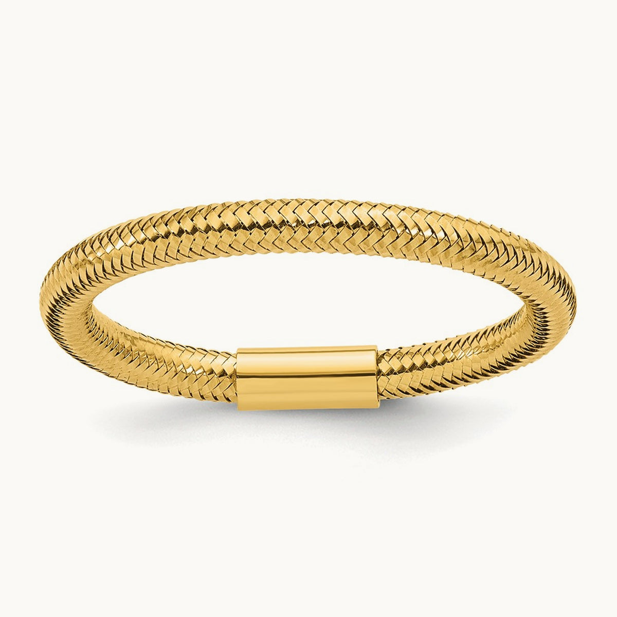 Mesh Stretch Ring, 14K