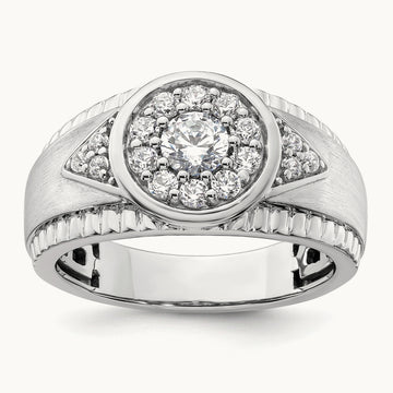 Men's Cluster Ring, 1.00 ct tw Lab-Grown Diamond