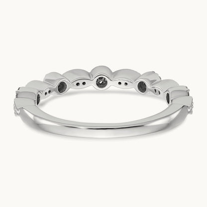 Diamond Band, 14K White Gold