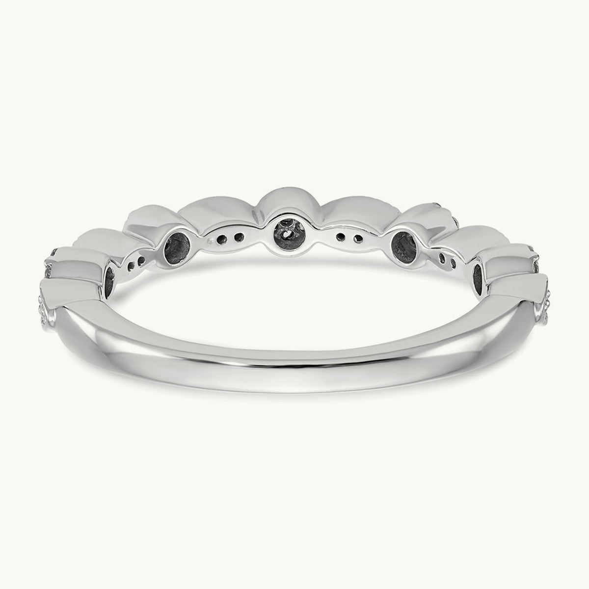 Diamond Band, 14K White Gold