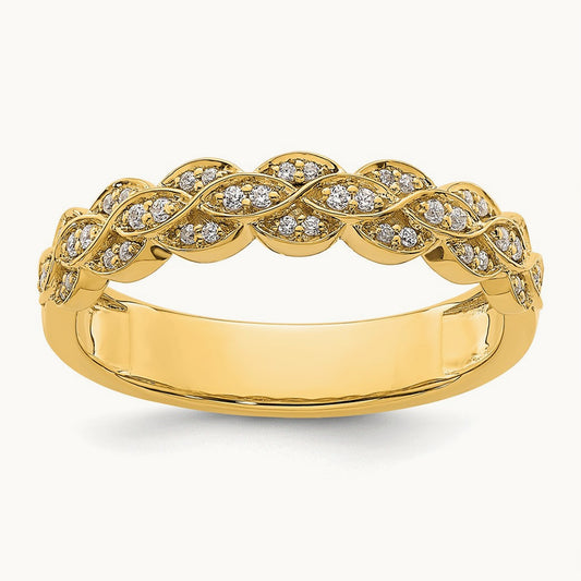 Diamond Wedding Band, 14K