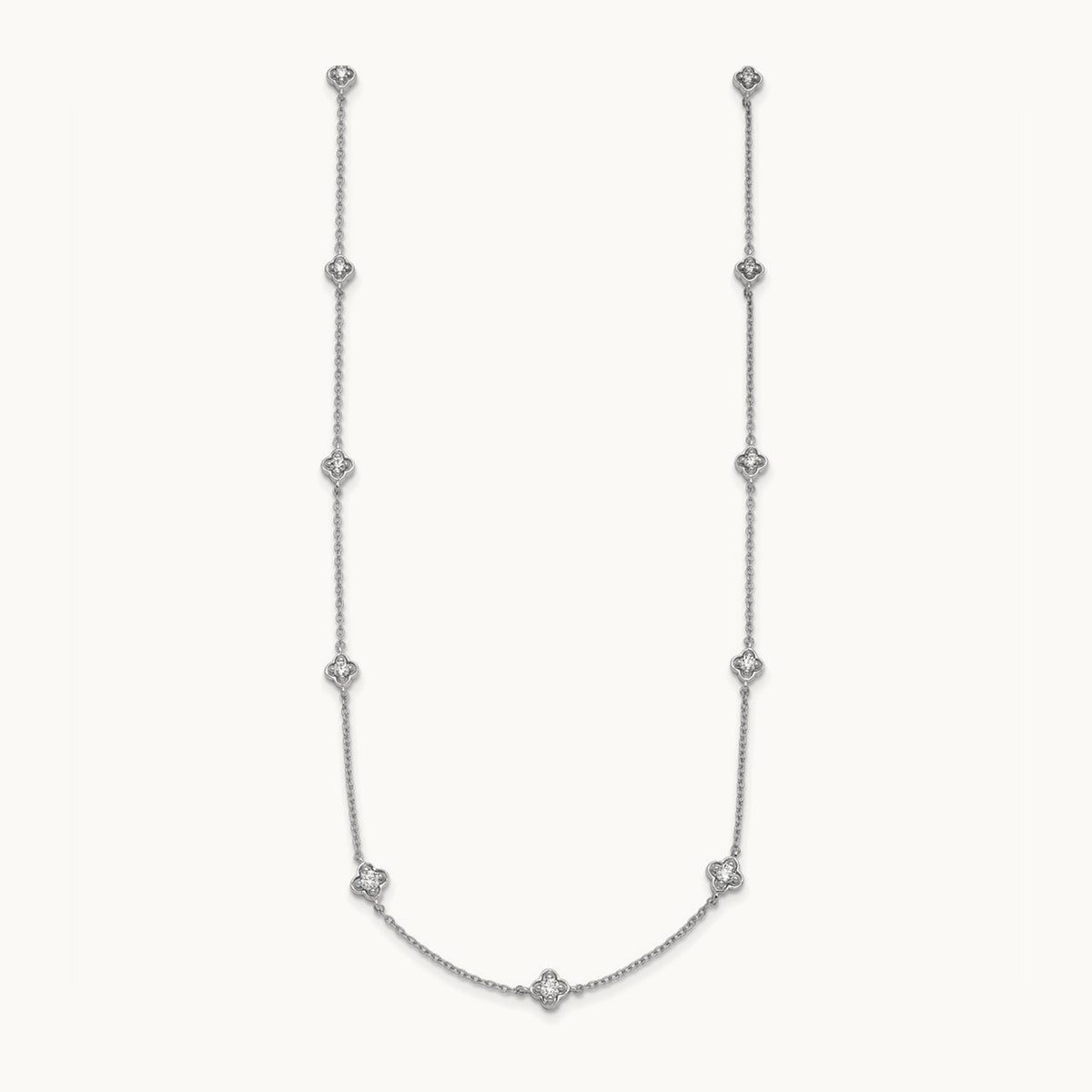 Diamond Multi Station Necklace