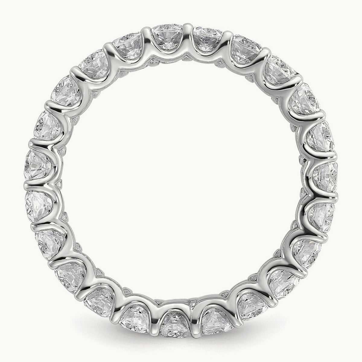 Oval Eternity Band, 3-5 ct Lab-Grown Diamond