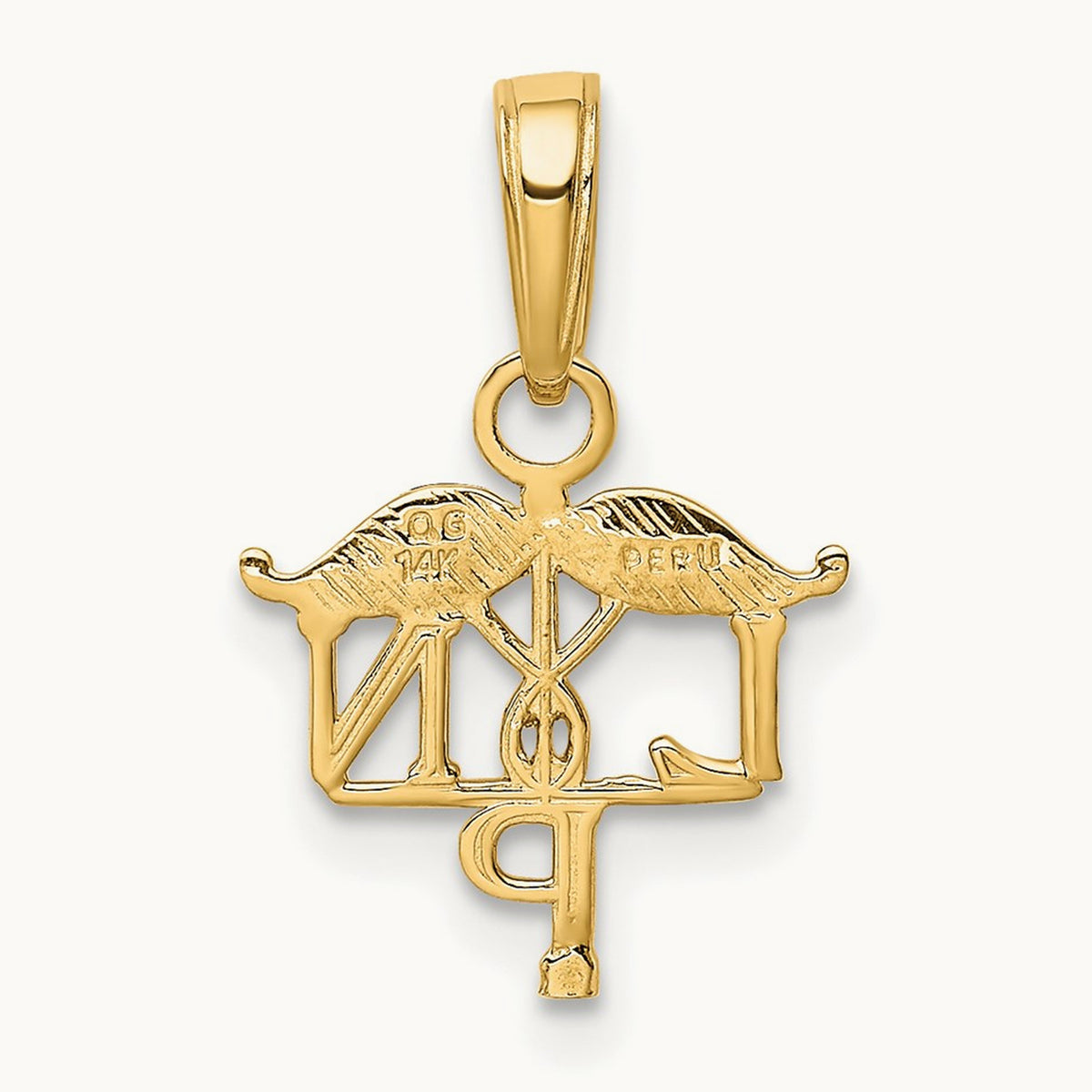 LPN Symbol Pendant, 14K